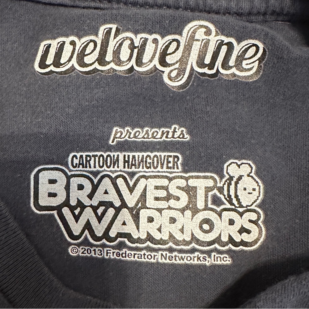 Retro We Love Fine Cartoon Hangover Bravest Warriors T-Shirt! Size Sm
Casual Tee - Picture 4 of 4